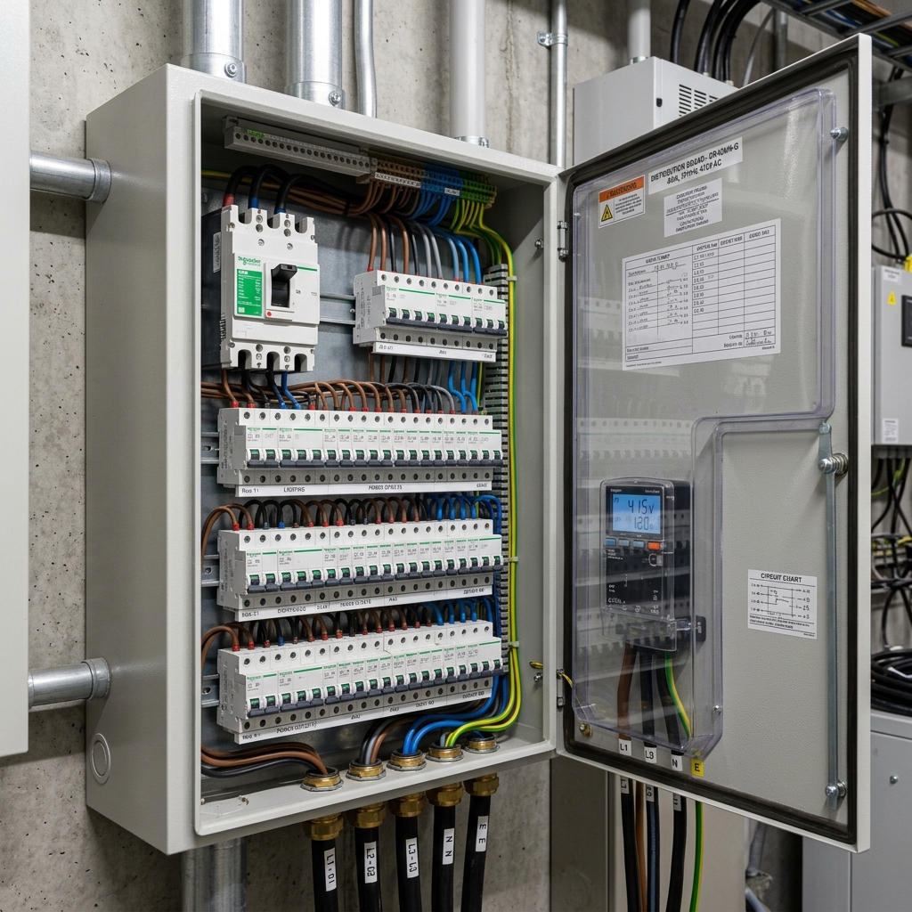 Three-Phase Distribution Board (12-way)